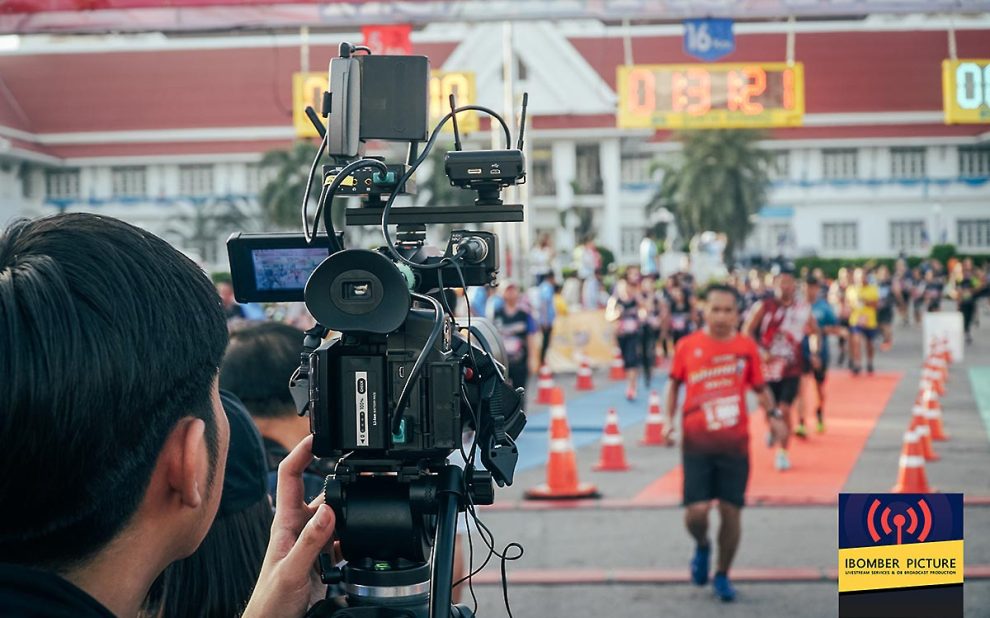 ถ่ายทอดสดงานวิ่ง วิ่งมาราธอน โดยทีมงานมืออาชีพ