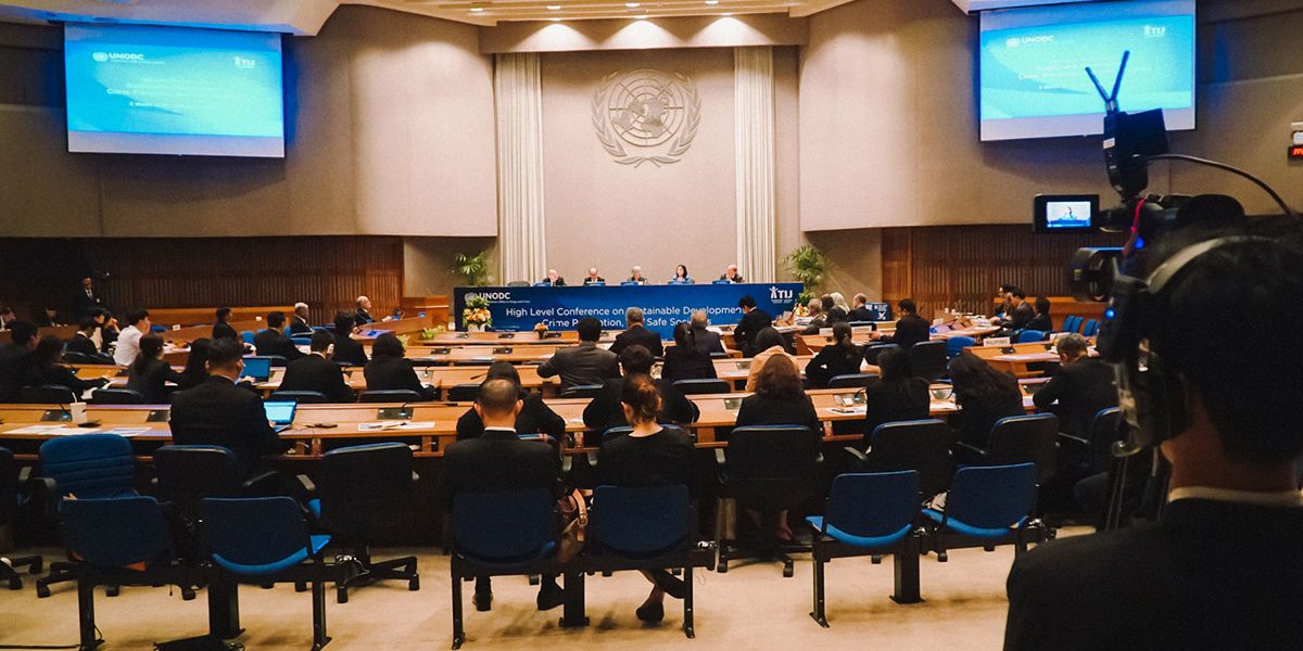 High level Conference at United Nations ESCAP รับถ่ายงาน Facebook live streaming service