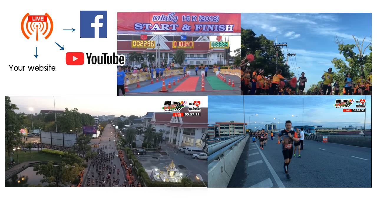 ถ่ายทอดสดงานวิ่ง วิ่งมาราธอน โดยทีมงานมืออาชีพ ถ่ายทอดสดงานวิ่ง วิ่งมาราธอน โดยทีมงานมืออาชีพ